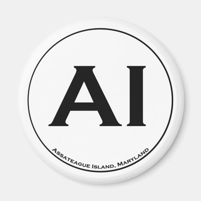 Assateague Island Magnet (Framsidan)