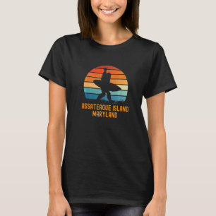 Assateague Island Maryland Sasquatch Souvenir T Shirt