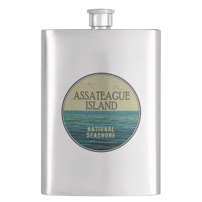 Assateague Island National Seashore Havsfåglar Fickplunta (Framsidan)