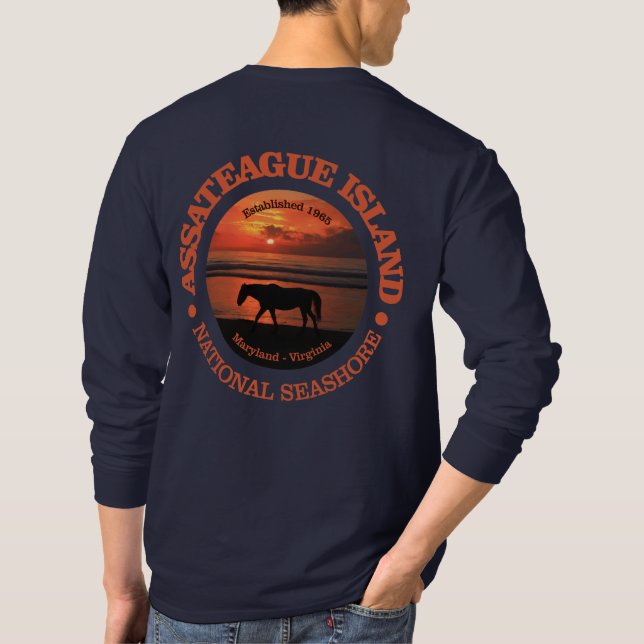 Assateague Island National Seashore T Shirt (Baksida)