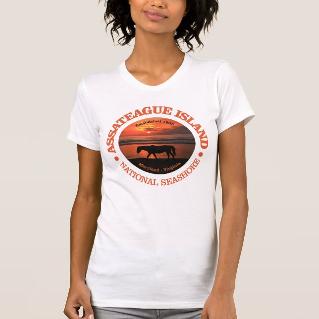 Assateague Island National Seashore T-shirt (Framsida)
