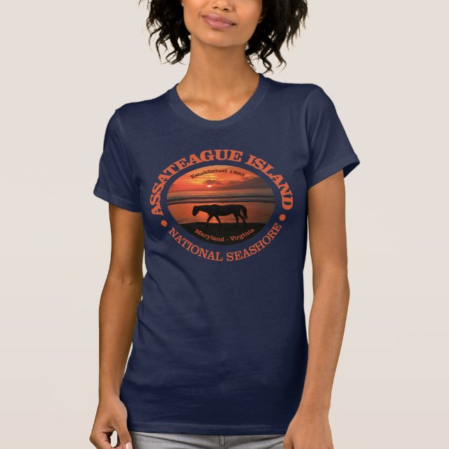 Assateague Island National Seashore T-shirt (Framsida)