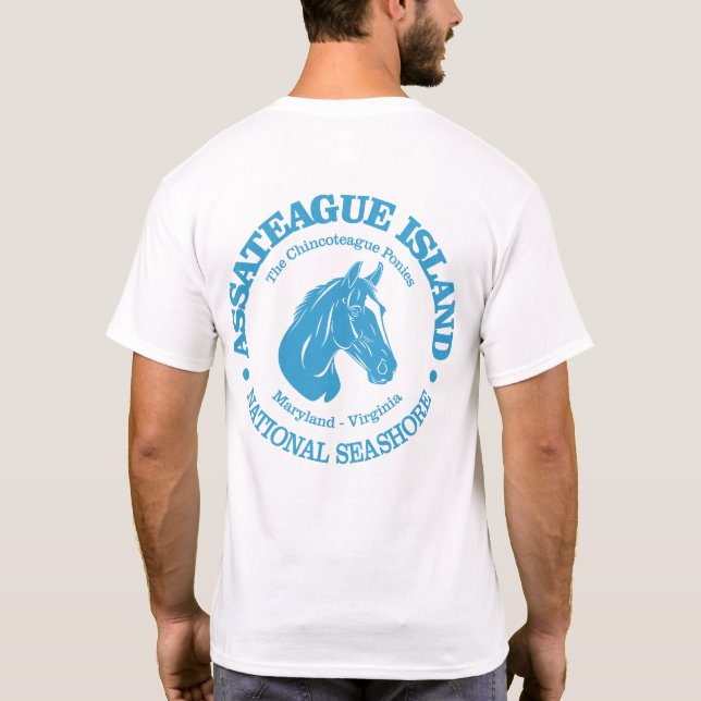 Assateague Island (ponny) T Shirt (Baksida)