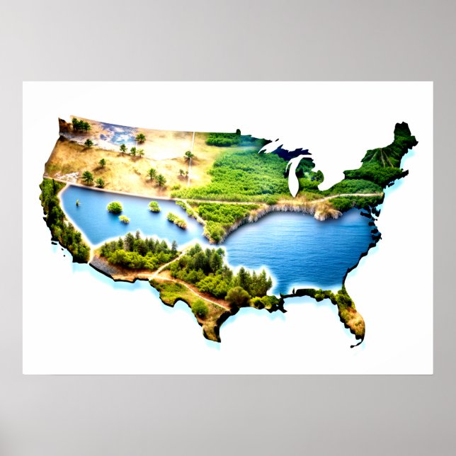 Assateague Island USA Poster (Framsidan)