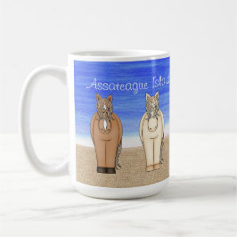 Assateague Island VA Chincoteague Ponies Horse Mug Kaffemugg