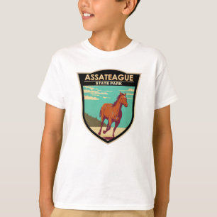 Assateague State Park Maryland Badge T Shirt