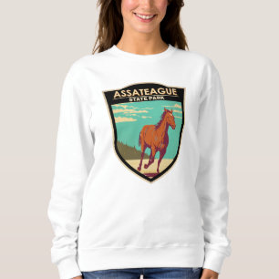 Assateague State Park Maryland Badge T Shirt