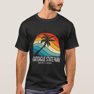Assateague State Park Maryland Beach Handflatan Tr T Shirt