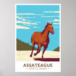 Assateague State Park Maryland Poster