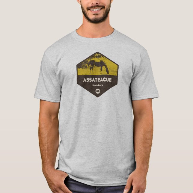 Assateague State Park Maryland T Shirt (Framsida)