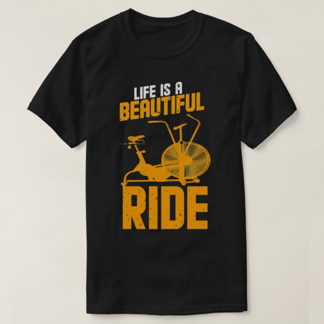 Assault Bike Workouts Life är ett vackert R T Shirt (Design framsida)