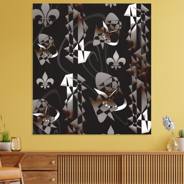 Assault on the Medieval Castle 4 Canvastryck (Insitu (Vardagsrum))