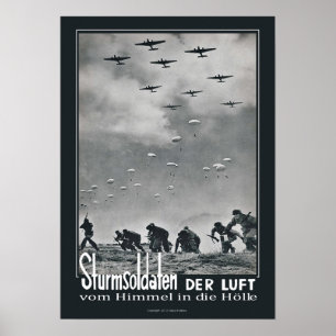 Assault Soldat i Luft Poster