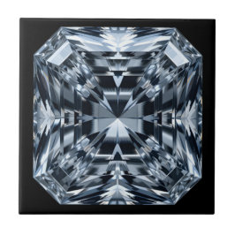 Asscher-cut Diamond Macro - Hall of Spegel Kakelplatta