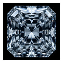 Asscher-cut Diamond Macro - Hall of Spegel