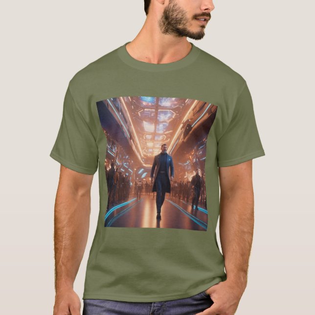 "Assemble in Stil: Avengers Unite Tee" T Shirt (Framsida)