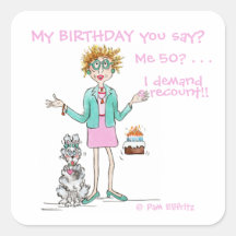 Assertive Woman kräver en 50-årig tecknad för åter