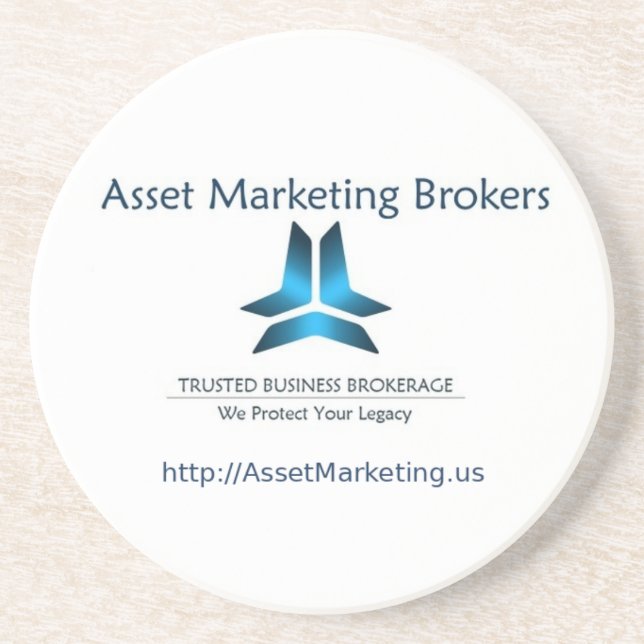 Asset Marketing Brokers Mugg Underlägg (Framsidan)