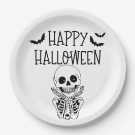 Assiette en carton Happy Halloween