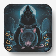 Assiettes en carton Série 1 rats 02