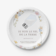 Assiettes jetables chrétiennes – « Sel de la terre