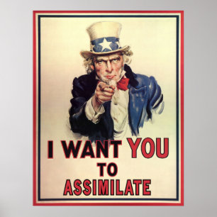 Assimilera Poster