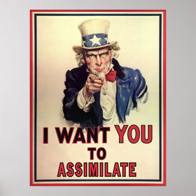 Assimilera Poster (Framsidan)