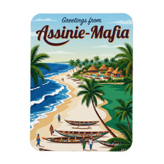 Assinie-Mafia Beach Elfenbenskusten Magnet