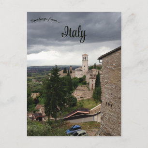 Assisi Italien Vykort