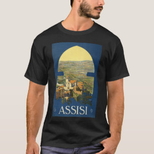 Assisi reser affischen t-shirt