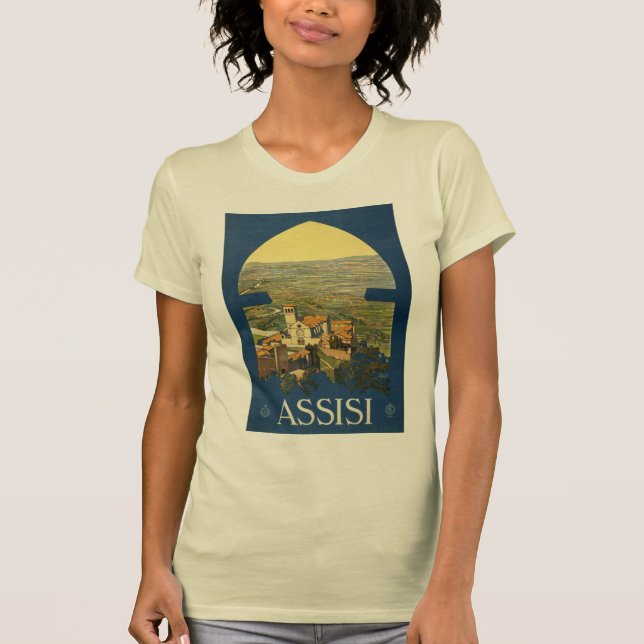 Assisi Resor Poster T Shirt (Framsida)