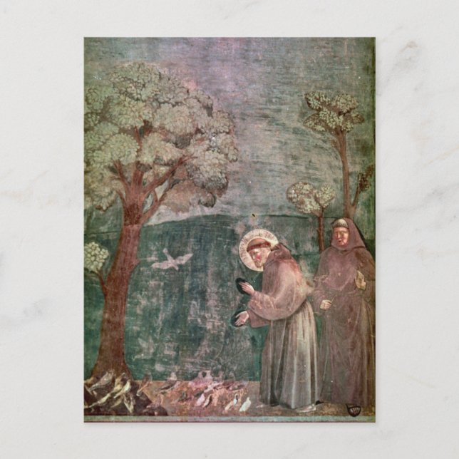 Assisi, Saint Francis och fåglarna Vykort (Framsida)