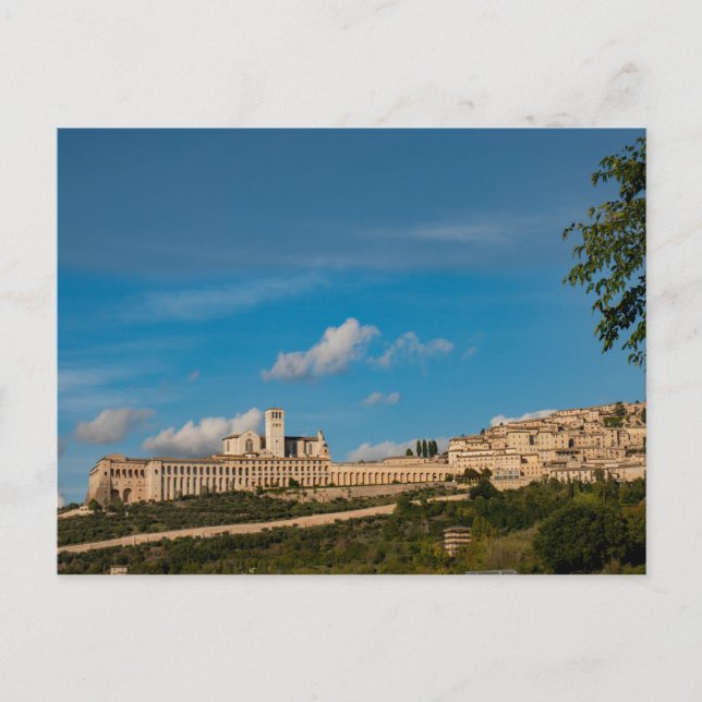 Assisi Skyline, Italien Vykort (Framsida)