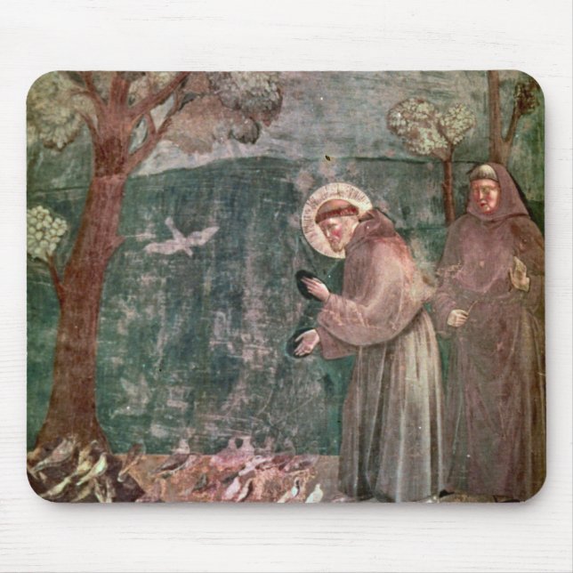Assisi, St Francis och fåglarna Musmatta (Framsidan)