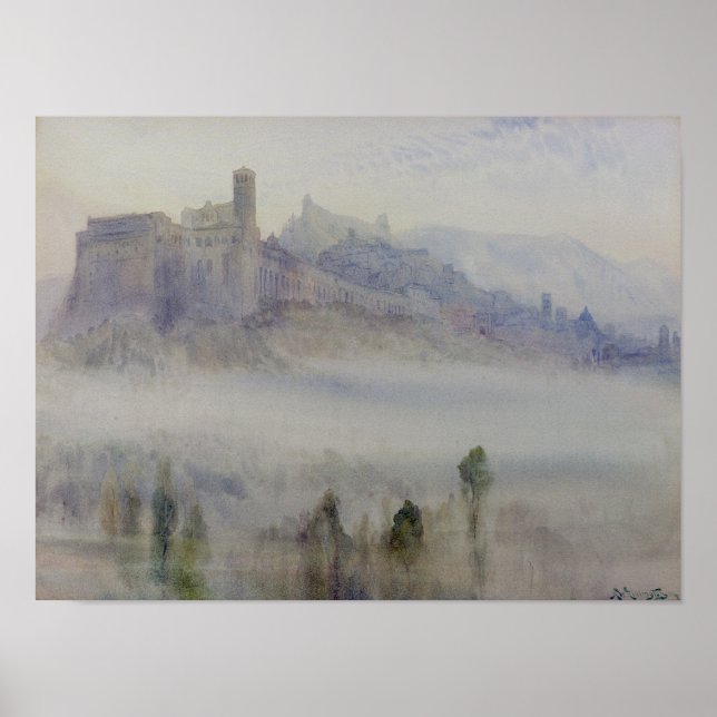 Assisi, Tidigt God morgon Poster (Framsidan)