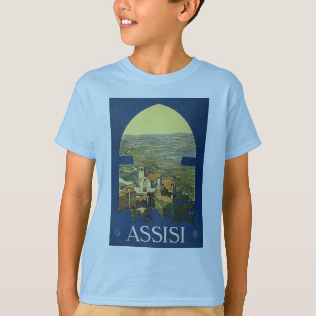 Assisi Travel Poster Tröja (Framsida)