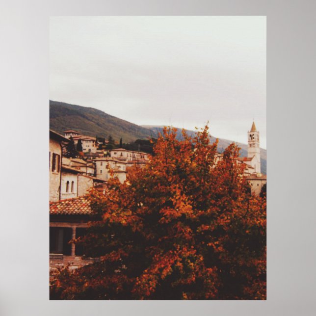 Assisi - Umbrien - Italien Poster (Framsidan)