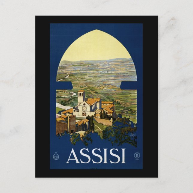 Assisi Vykort (Framsida)