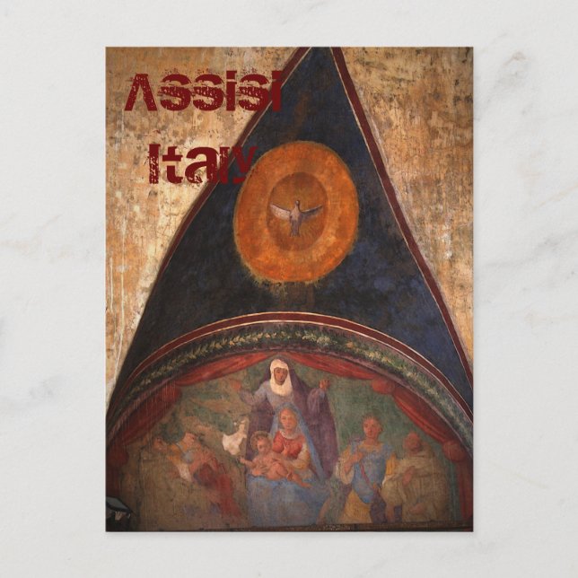 Assisis Frescos Vykort (Framsida)