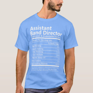 Assistant Band Director Nutritional And T Shirt