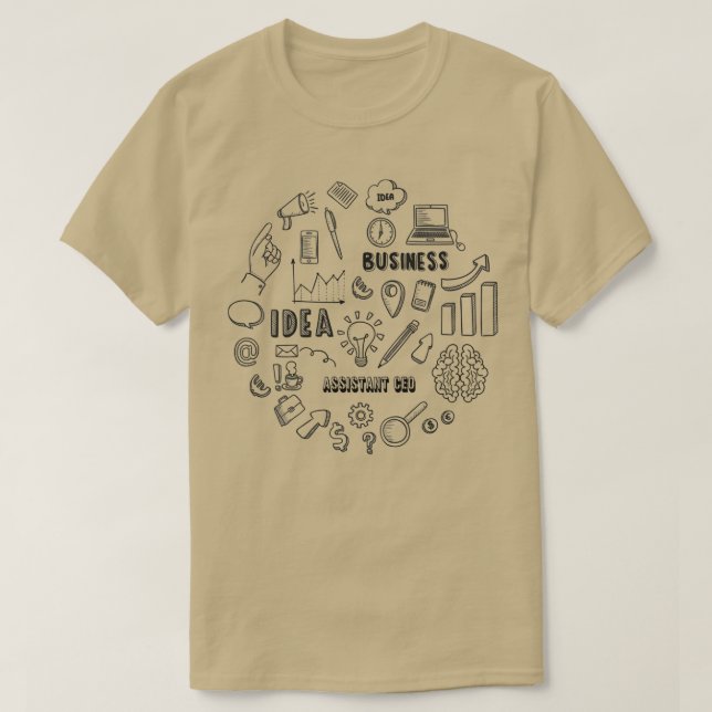 ASSISTANT CEO 6 T SHIRT (Design framsida)