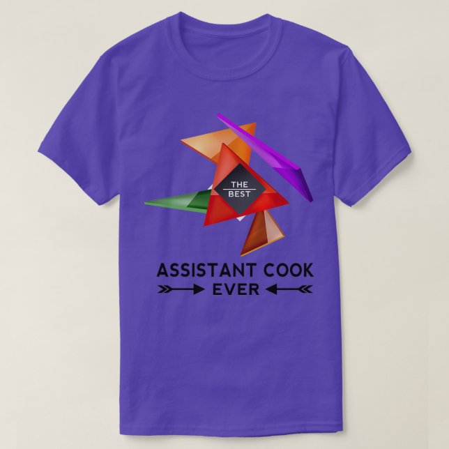 ASSISTANT COOK NICE DESIGN FÖR DIG T SHIRT (Design framsida)