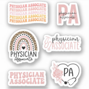 Assistant, Cute Physician Associate Pack Klistermärken