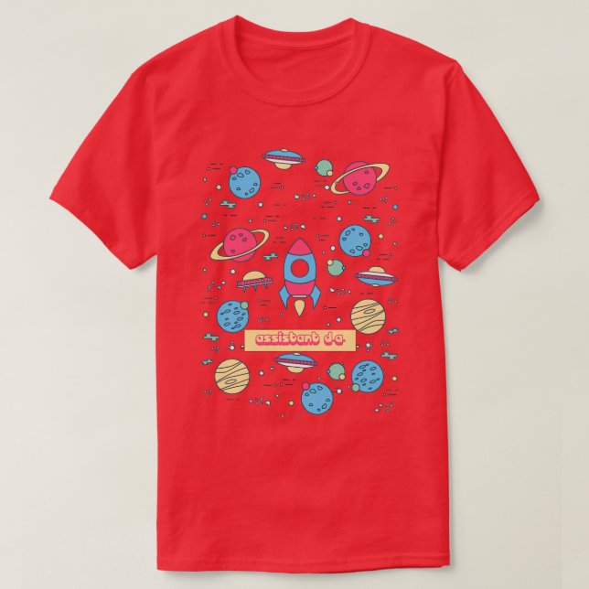 ASSISTANT DA 3 T SHIRT (Design framsida)