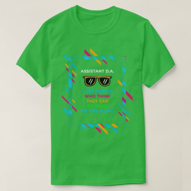 ASSISTANT DA T SHIRT (Design framsida)