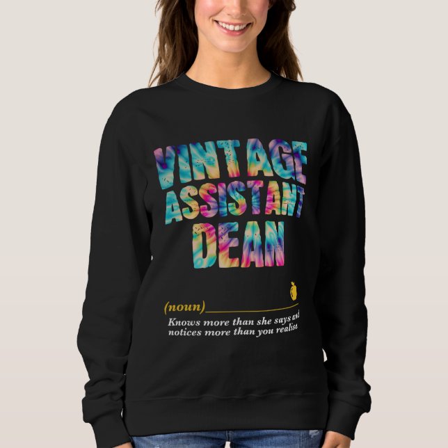 Assistant Dean Appreciation Week Back to School T Shirt (Framsida)