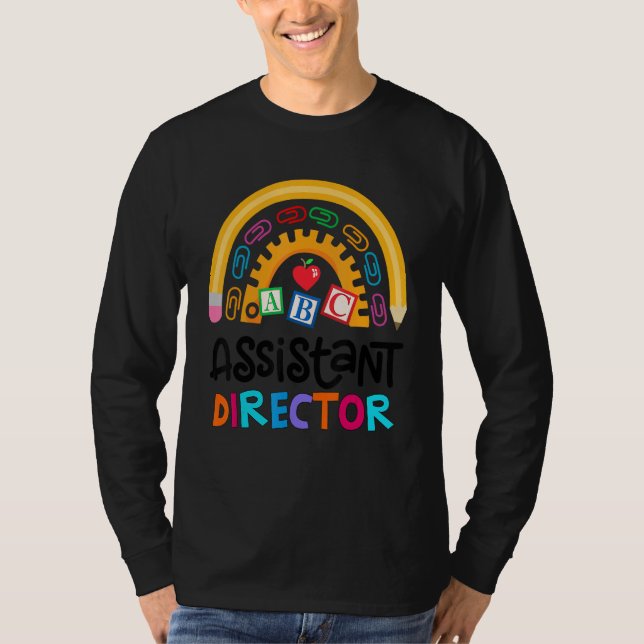 Assistant Director Appreciation Week Theater Nursi T Shirt (Framsida)