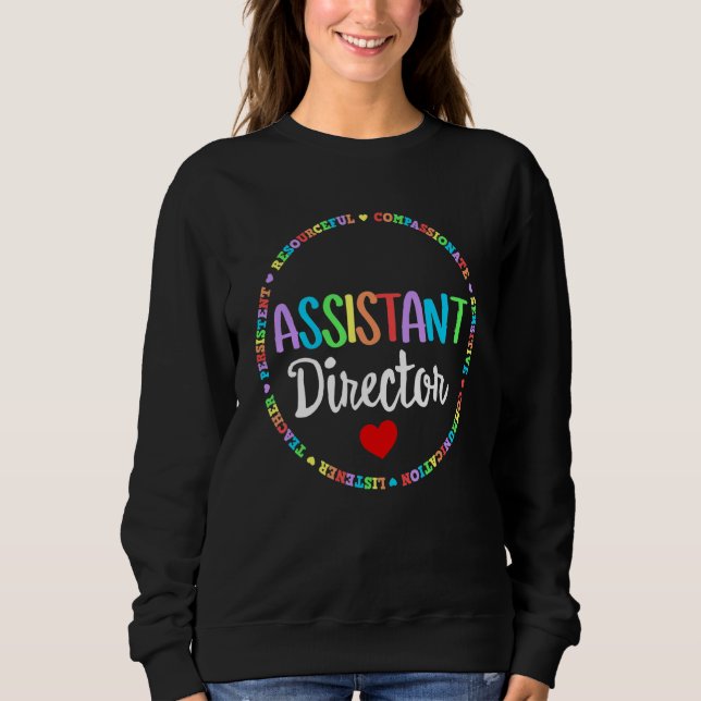 Assistant Director Appreciation Week Theater Nursi T Shirt (Framsida)