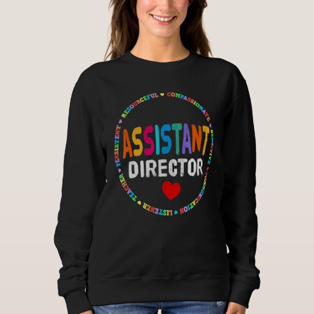 Assistant Director Appreciation Week Theater Nursi T Shirt (Framsida)