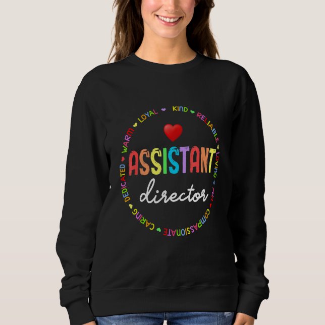 Assistant Director Appreciation Week Theater Nursi T Shirt (Framsida)